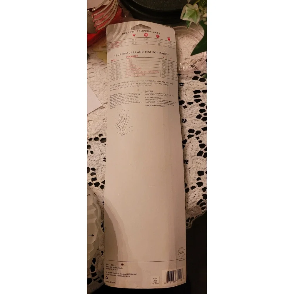 Taylor Precision Products 5983N Candy/Jelly Deep Fry Thermometer